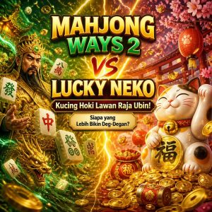 Mahjong Ways 2 vs Lucky Neko, Kucing Hoki Lawan Raja Ubin